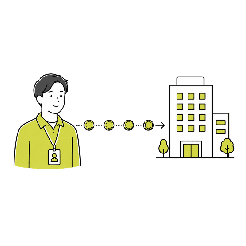 派遣を利用する費用のイメージ