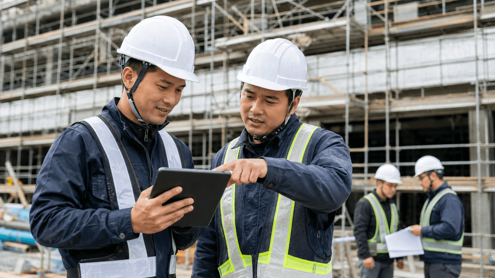 外国人スタッフが職場で活躍するイメージ